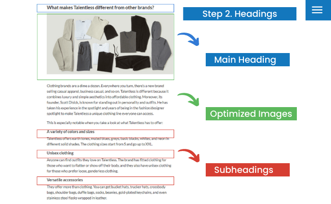 Headings